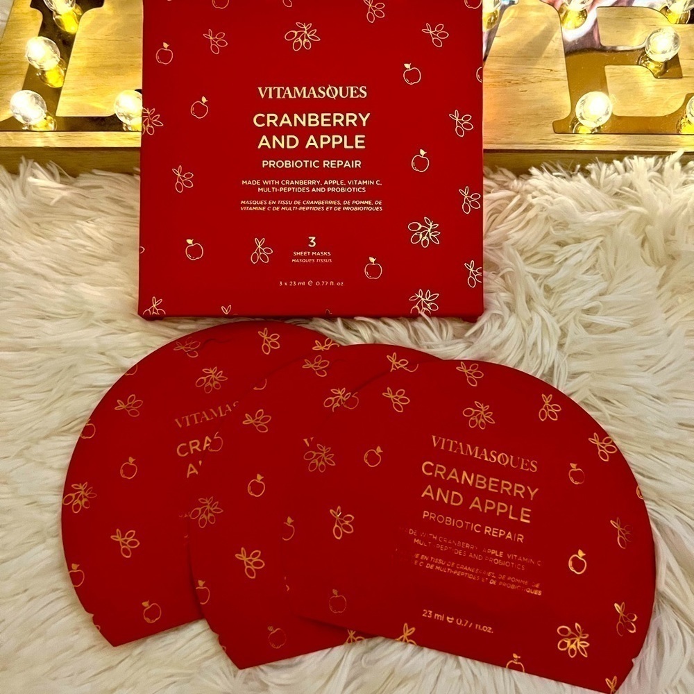 VITAMASQUES cranberry apple probiotic repair set